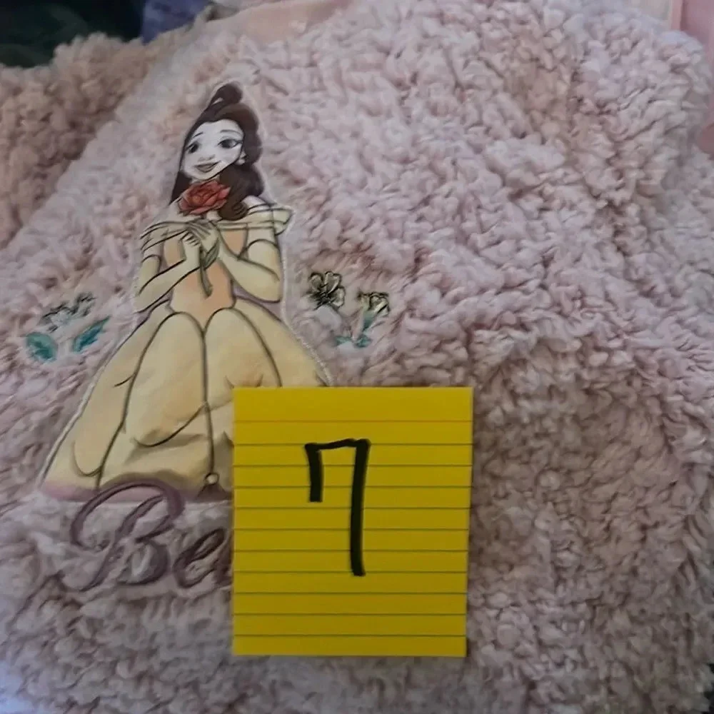 #7 Disney’s Beauty & the Beast Belle 2 piece Long sleeve Shirt & Leggings Size 5